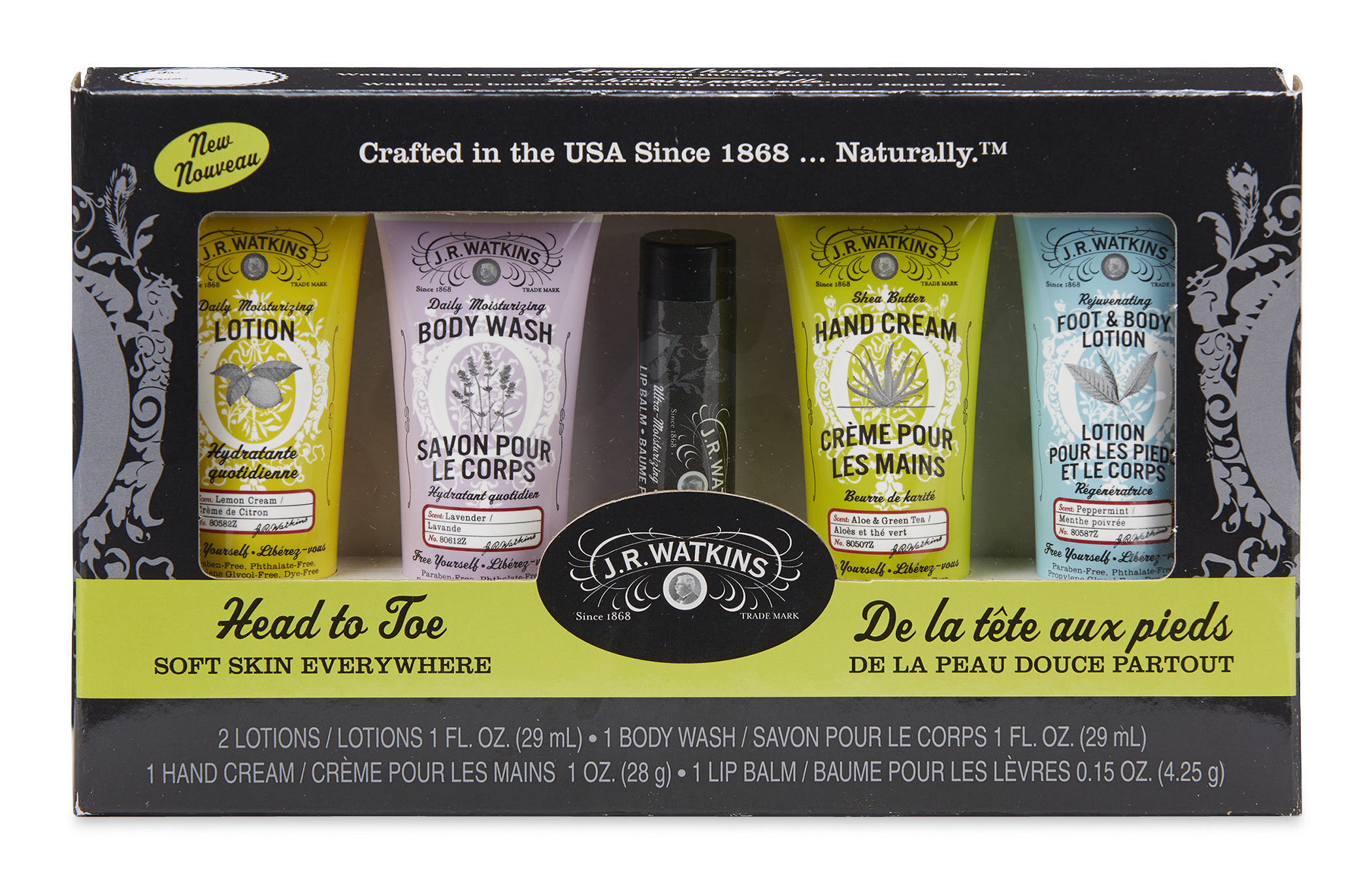 Watkins Head to Toe Body Care Travel Kit